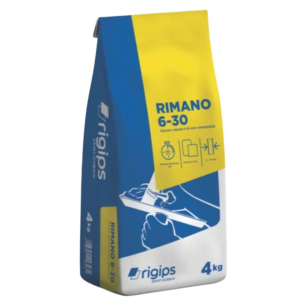 RIGIPS RIMANO GLETTANYAG 6-30 4 KG