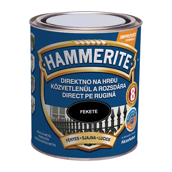 HAMMERITE MAX METALLIC PAINT GLOSSY 2.5L