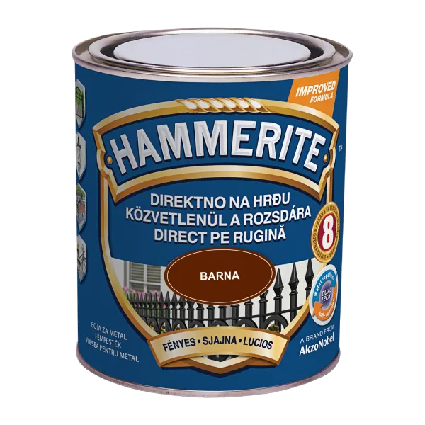 HAMMERITE MAX METALLIC PAINT GLOSSY 2.5L