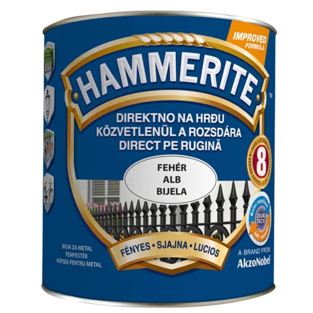 HAMMERITE MAX METALLIC PAINT GLOSSY 2.5L