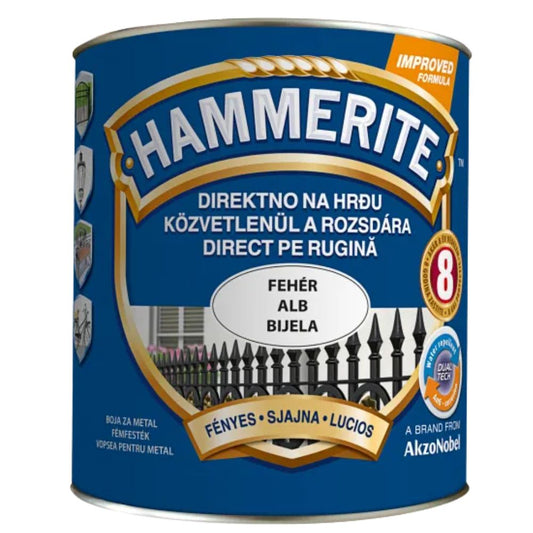 HAMMERITE MAX METALLIC PAINT GLOSSY 2.5L