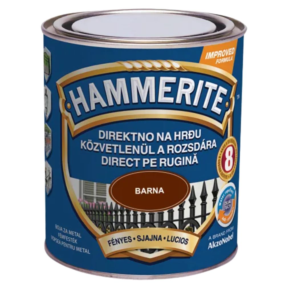 HAMMERITE MAX METALLIC PAINT GLOSSY 2.5L