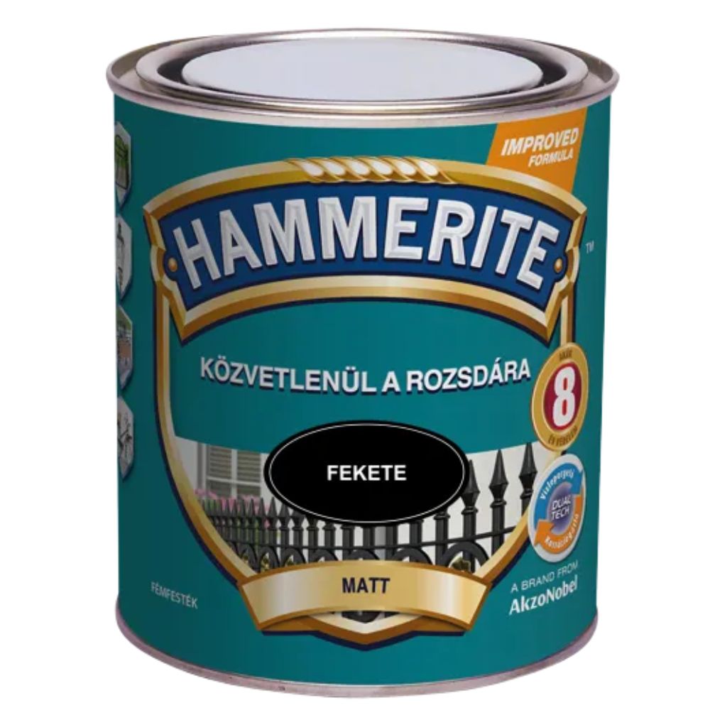 HAMMERITE ( MATT/ SELYEMFÉNYŰ ) FÉMFESTÉK 0,75L