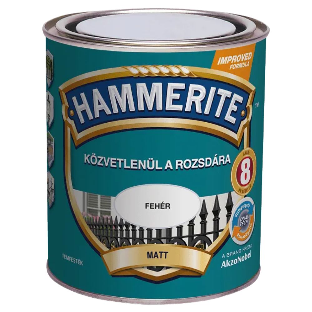 HAMMERITE ( MATT/ SELYEMFÉNYŰ ) FÉMFESTÉK 0,75L