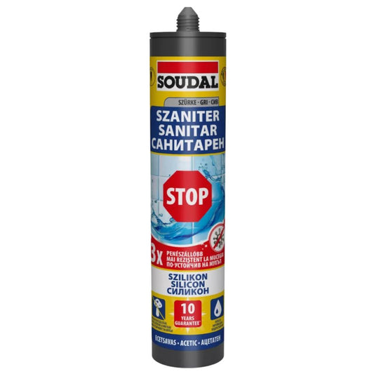 SOUDAL NEUTRAL SANITARY SILICONE 280ML WHITE