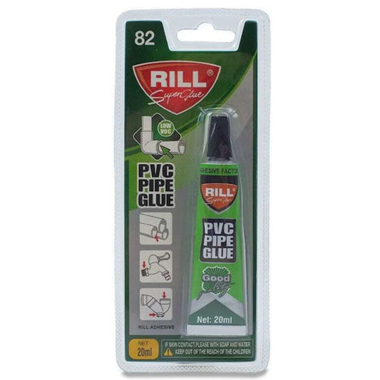 Rill Super Glue, for PVC pipes, model Rill 82, 20 ml