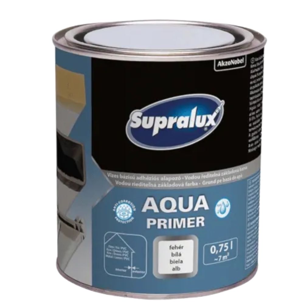 SUPRALUX AQUA PRIMER ALAPOZÓ FEHÉR 0,75L