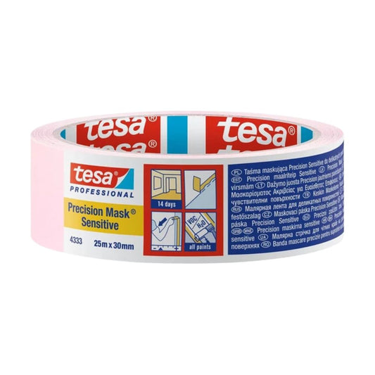 Tesa Sensitive ragasztószalag, rózsaszín, 30 mm x 25 m